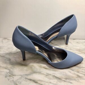 Madden Girl KopyKat Half d’Orsay Women’s Pointed Toe Pumps Blue Size 9.5
